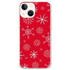 Чохол для iPhone 13 mini MixCase Новий рік паттерн сніжинки