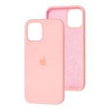 Чохол для iPhone 12 mini Silicone Full оранжевий / grapefruit