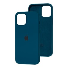 Чохол для iPhone 12 mini Silicone Full синій / cosmos blue