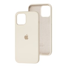 Чохол для iPhone 12 mini Silicone Full бежевий / antigue white