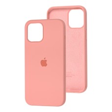 Чохол для iPhone 12 mini Silicone Full оранжевий / flamingo