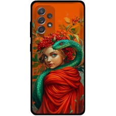 Чохол для Samsung Galaxy A73 (A736) MixCase Новий рік 2025 дівчинка зі змією