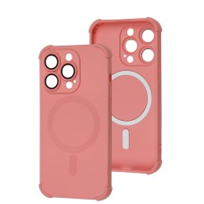 Чохол для iPhone 14 Pro WAVE Silk Touch WXD MagSafe peach