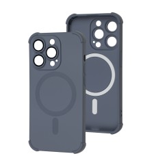 Чохол для iPhone 14 Pro WAVE Silk Touch WXD MagSafe gray