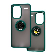 Чохол для Xiaomi  Redmi Note 13 Pro+ 5G LikGus Edging Ring оливковий
