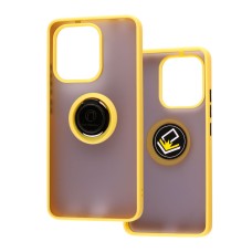 Чохол для Xiaomi  Redmi Note 13 4G LikGus Edging Ring жовтий