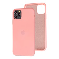 Чохол для iPhone 11 Pro Max Silicone cover 360 рожевий