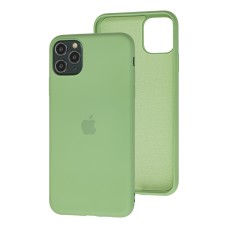 Чохол для iPhone 11 Pro Max Silicone cover 360 м'ятний