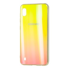 Чохол для Samsung Galaxy A10 (A105) Aurora з лого рожевий