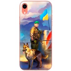 Чохол для iPhone Xr MixCase патріотичні прикордонники