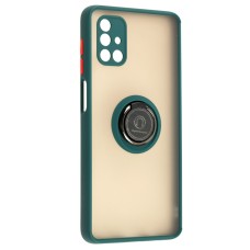 Чохол для Samsung Galaxy M51 (M515) LikGus Edging Ring оливковий