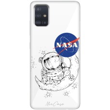 Чохол для Samsung Galaxy A51 (A515) Mixcase в космосі дизайн один 5