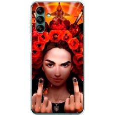 Чохол для Samsung Galaxy A04S (A047) MixCase патріотичні Чарівна Українка