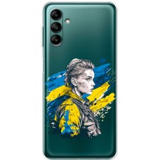 Чохол для Samsung Galaxy A04S (A047) MixCase патріотичні незламна Українка