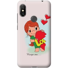 Чехол для Xiaomi Redmi Note 6 Pro Mixcase для влюбленных 16