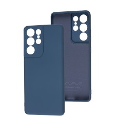Чохол для Samsung Galaxy S21 Ultra (G998) Wave camera colorful blue