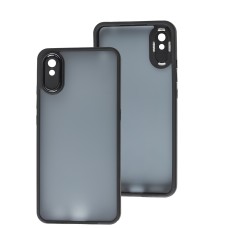 Чохол для Xiaomi Redmi 9A Luxury Metal Lens чорний