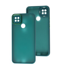 Чохол для Xiaomi Redmi 9C / 10A Luxury Metal Lens зелений