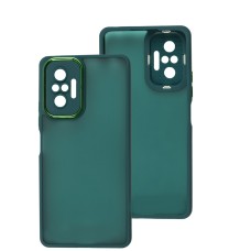 Чохол для Xiaomi Redmi Note 10 / 10s Luxury Metal Lens зелений