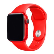 Ремінець для Apple Watch 38/40mm 130mm Silicone One-Piece червоний