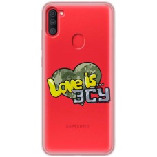 Чохол для Samsung Galaxy A11 / M11 MixCase патріотичні Love is ЗСУ