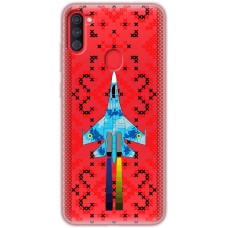 Чохол для Samsung Galaxy A11 / M11 MixCase патріотичні Винищувач України