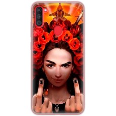 Чохол для Samsung Galaxy A11 / M11 MixCase патріотичні Чарівна Українка