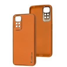 Чохол для Xiaomi Redmi Note 11 / 11s Leather Xshield apricot