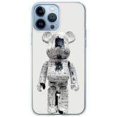 Чохол для iPhone 13 Pro Max MixCase робот білий розпис