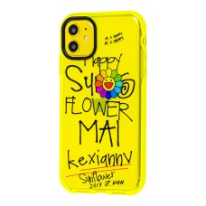 Чохол для iPhone 11 Neon print happy