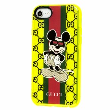 Чохол для iPhone 7 / 8 / SE 20 Neon print Міккі Маус