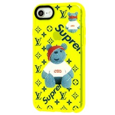 Чохол для iPhone 7 / 8 / SE 20 Neon print bear supreme
