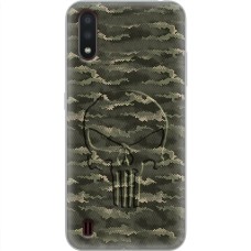 Чохол для Samsung Galaxy A01 (A015) MixCase патротичні scull green