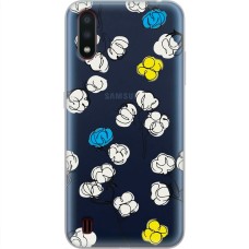 Чохол для Samsung Galaxy A01 (A015) MixCase патріотичні квіти бавовни