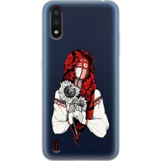 Чохол для Samsung Galaxy A01 (A015) MixCase патріотичні сумна українка