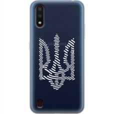 Чохол для Samsung Galaxy A01 (A015) MixCase патріотичні білий тризуб