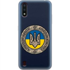 Чохол для Samsung Galaxy A01 (A015) MixCase патріотичні шеврон Glory to Ukraine