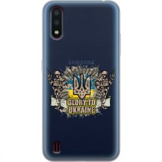 Чохол для Samsung Galaxy A01 (A015) MixCase патріотичні Glory to Ukraine