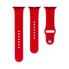 Ремінець для Apple Watch 42-44mm Band Silikone Two - Piece red