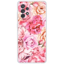 Чохол для Samsung Galaxy A13 (A135) MixCase квіти піони