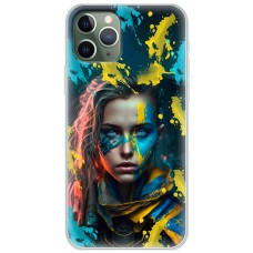 Чохол для iPhone 11 Pro Max MixCase патріотичні воєвнича Українка
