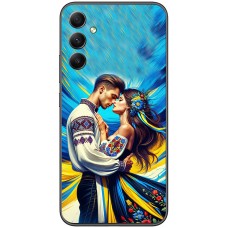 Чохол для Samsung Galaxy A04S (A047) MixCase патріотичні закохана пара