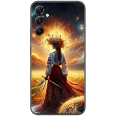 Чохол для Samsung Galaxy A04S (A047) MixCase патріотичні жінка у вишиванці