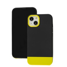 Чохол для iPhone 13 Bichromatic black / yellow
