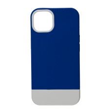 Чохол для iPhone 13 Bichromatic navy blue / white