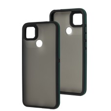 Чохол для Xiaomi Redmi 9C / 10A Shield Dual Color чорний / зелений