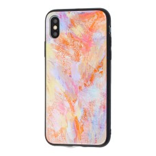 Чохол White Knights для iPhone X / Xs glass мармур