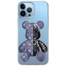 Чохол для iPhone 13 Pro Max MixCase робот ведмедик