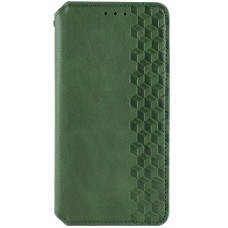 Чохол книжка для Xiaomi Redmi 13C / Poco C65 Getman Cubic зелений