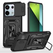 Чохол для Xiaomi Redmi Note 13 Pro 4G / Poco M6 Pro 4G Camshield Army Ring чорний